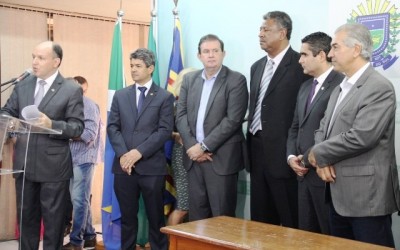 Com governador, Eduardo Rocha participa de lançamento da Semana da Pessoa Idosa