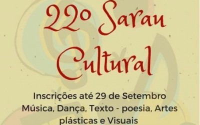 22º Sarau Cultural acontece neste sábado em Três Lagoas
