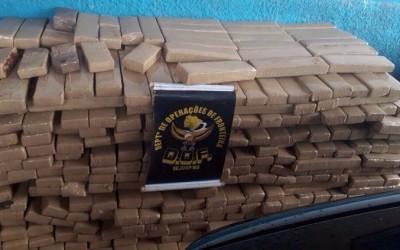 DOF apreende mais de meia tonelada de droga que seria entregue em Três Lagoas