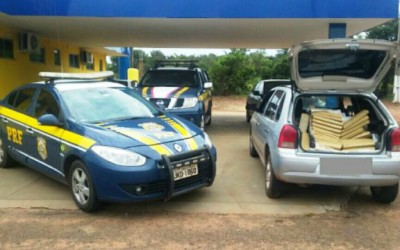 Após perseguição, PRF apreende 280 Kg de drogas na BR-262