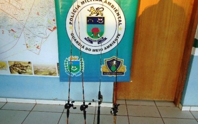 Polícia Ambiental autua quatro pescadores por pesca ilegal no Rio Paraná