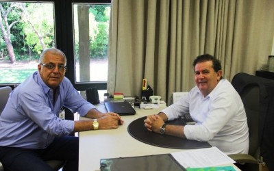 Eduardo Rocha recebe visita de diretor-presidente da empresa São Luiz de Três Lagoas
