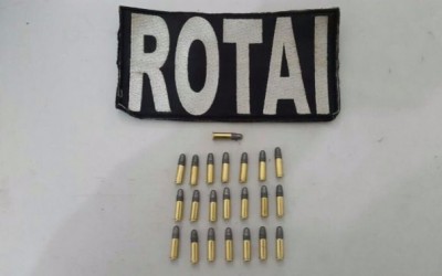 ROTAI de Três Lagoas apreende 22 munições no bairro Paranapungá 