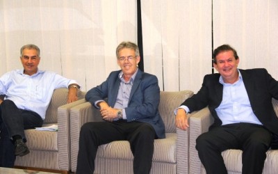 Deputado Eduardo Rocha é recebido pelo governador juntamente com prefeito de Paranaíba