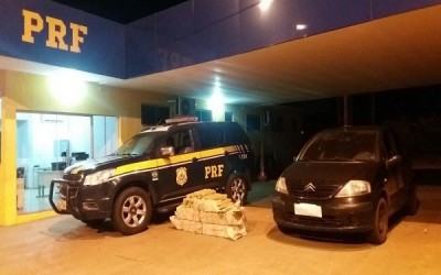 PRF prende traficante em Água Clara com 135 kg de maconha