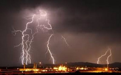 Meteorologia registra 10,3 mil raios em Mato Grosso do Sul neste sábado