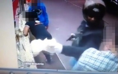 Funcionária de posto é usada como “escudo humano” em assalto 