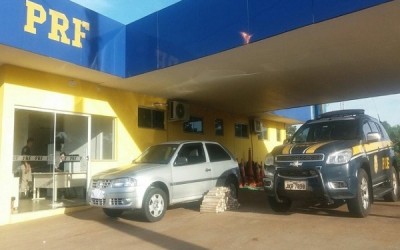 PRF apreende 68,5 kg de maconha que seria entregue em Paranaíba