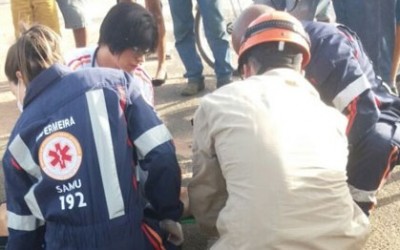 Motociclista sofre fratura exposta ao envolver-se em acidente em Três Lagoas