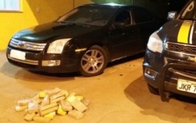 Homem é preso pela PRF com  cocaína avaliada em R$ 1,1 milhão