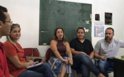 Equipe do CONFUNDEB se reúne para conferir planilhas orçamentárias e afinar ações 