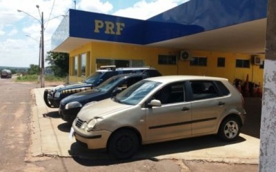 PRF apreende em Água Clara veículo adulterado e clonado em MG