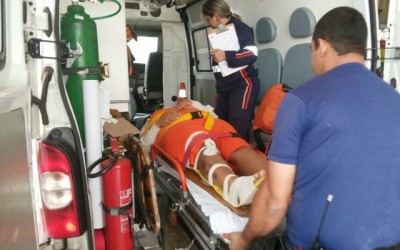 Detenta que sofreu queda em penitenciária é socorrida ao Hospital Auxiliadora 