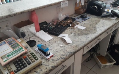 Loja de cosméticos é invadida durante a madrugada em Três Lagoas 