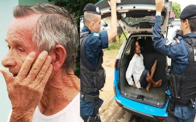 Homicida tenta matar os pais de 80 e 76 anos; vizinhos interviram na briga 