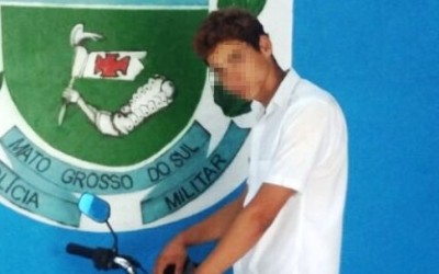 Jovem pratica furto de moto e tenta se esconder a 90 Km de distância 