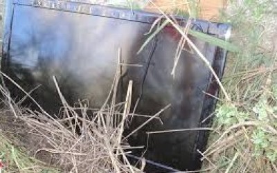 Vítima de furto consegue recuperar TV que foi deixada em matagal 