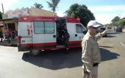 Motociclista sem CNH se envolve em acidente no bairro Jardim Alvorada