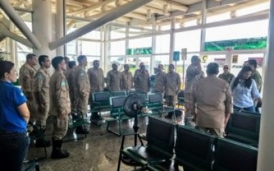 Aeroporto de Três Lagoas realiza reunião com Seinfra-MS e Bombeiros