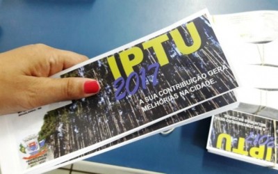 Segunda-feira é o último dia para quitação do IPTU 2018 à vista com desconto de 20%