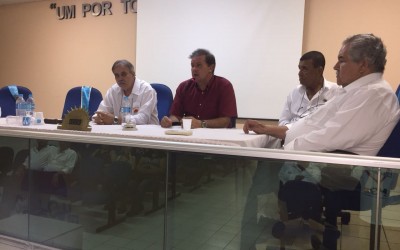 Eduardo Rocha se reúne com integrantes da Seleta e participa de jantar do grupo