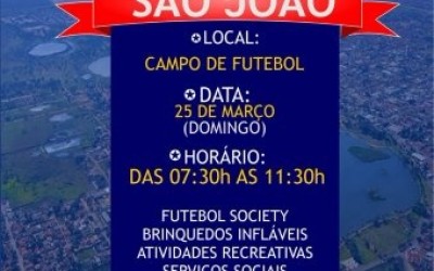 Secretaria Municipal de Esportes promove ação de lazer na Vila São João