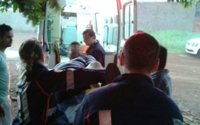 Funcionário de funerária sofre acidente e é socorrido pelo SAMU