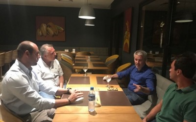 Secretário de Desenvolvimento se reúne com Jorge Abdul para alinhar possível retomada das obras de Shopping