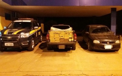 Mais de meia tonelada de maconha que seria entregue em Três Lagoas é interceptada pela PRF