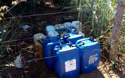 Polícia prende cinco homens após furto de 1190 litros de combustível