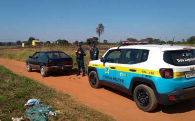 Carro furtado é recuperado pela Rádio Patrulha