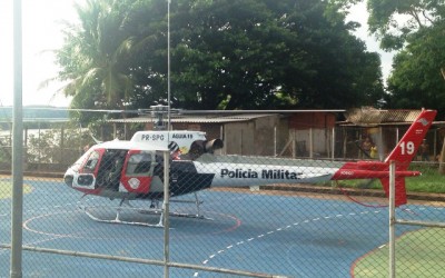 Operação policial na divisa de MS e SP conta com apoio de helicóptero e lanchas 