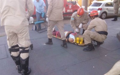 Motorista se distrai e atropela ciclista no centro de Três Lagoas