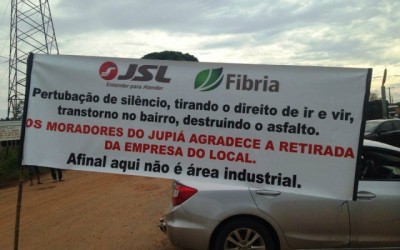Moradores liberam entrada de Jupiá após manifestação 