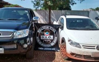 SIG prende três acusados de furto de veículos