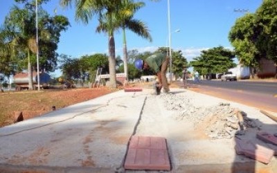 Recuperação na calçada da Lagoa Maior requalifica 12 detentos para o mercado de trabalho