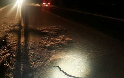 Engenheiro sofre acidente com moto emprestada do amigo na BR-158