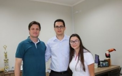 André Bittencourt recebe visita de representantes da UFMS e conversa sobre segurança e iluminação na universidade