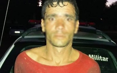 Alunos Cabo PM prendem foragido que praticou furto em pesque pague