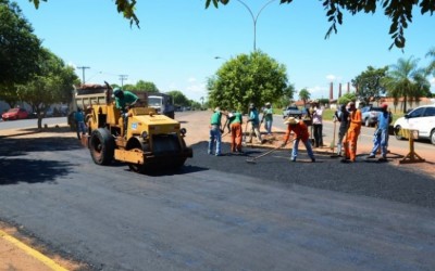 Governo anuncia investimentos de mais de R$ 800 mil para recapeamento de duas vias em Três Lagoas