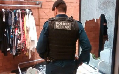 Rádio Patrulha atende ocorrência de furto em loja na área central de Três Lagoas