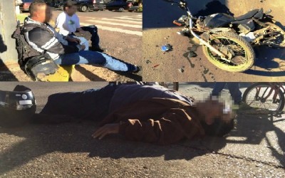 Dois acidentes simultâneos “marcam” à tarde de 5º feira em Três Lagoas