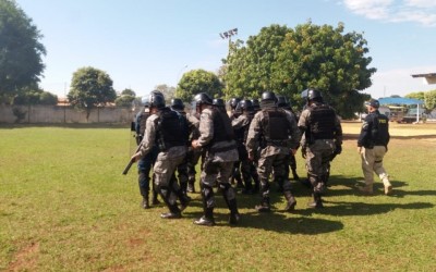 Policiais de Três Lagoas recebem treinamento para atuar em manifestações