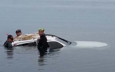 Hilux com 1,5 tonelada de maconha cai no Porto e afunda ao tentar fugir da Polícia