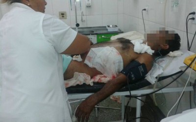  Para defender companheira, homem esfaqueia cunhado em Água Clara