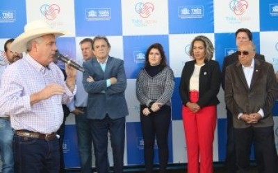 Recursos e obras são apresentados à população e imprensa durante cerimônia de hasteamento das bandeiras 