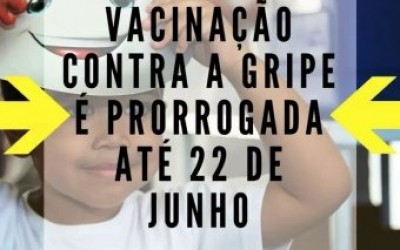 Vacinação Contra a Gripe Influenza-A é estendida por mais uma semana
