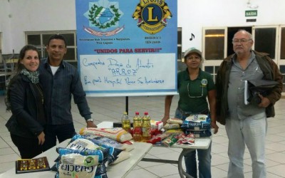 Lions e Associação dos Sub Tenentes e Sargentos entregam doação em hospital de Três Lagoas 