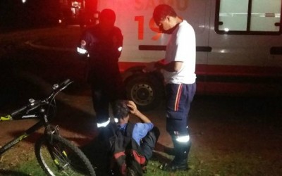 Homem sofre acidente há 50 metros de casa no bairro Jardim Oiti