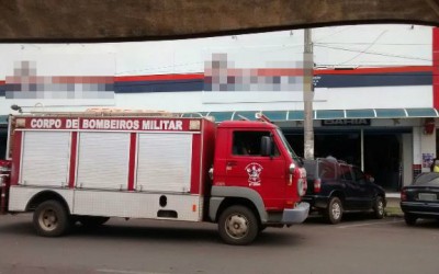 Bombeiros atendem princípio de incêndio em loja de departamentos de Três Lagoas 